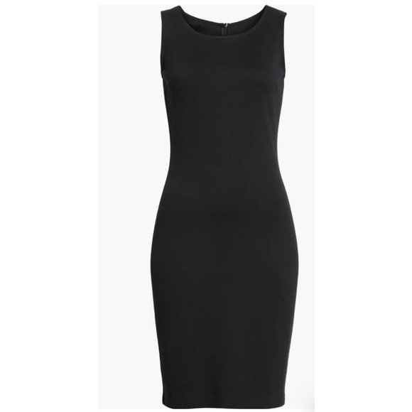 NWOT St John Collection Sleeveless Milano caviar wool Knit Dress Size 10 - Picture 9 of 9